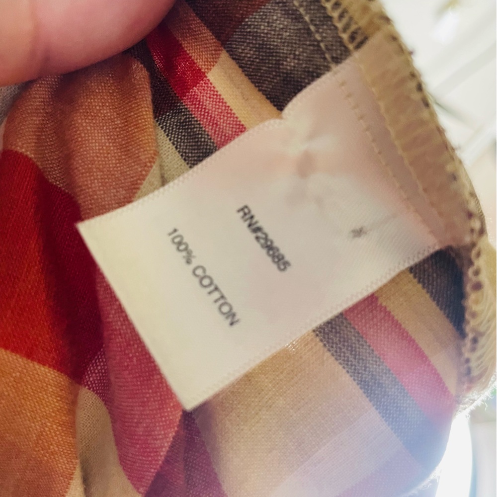 Pendleton Woman’s Plaid Cotton Button Front Long … - image 5